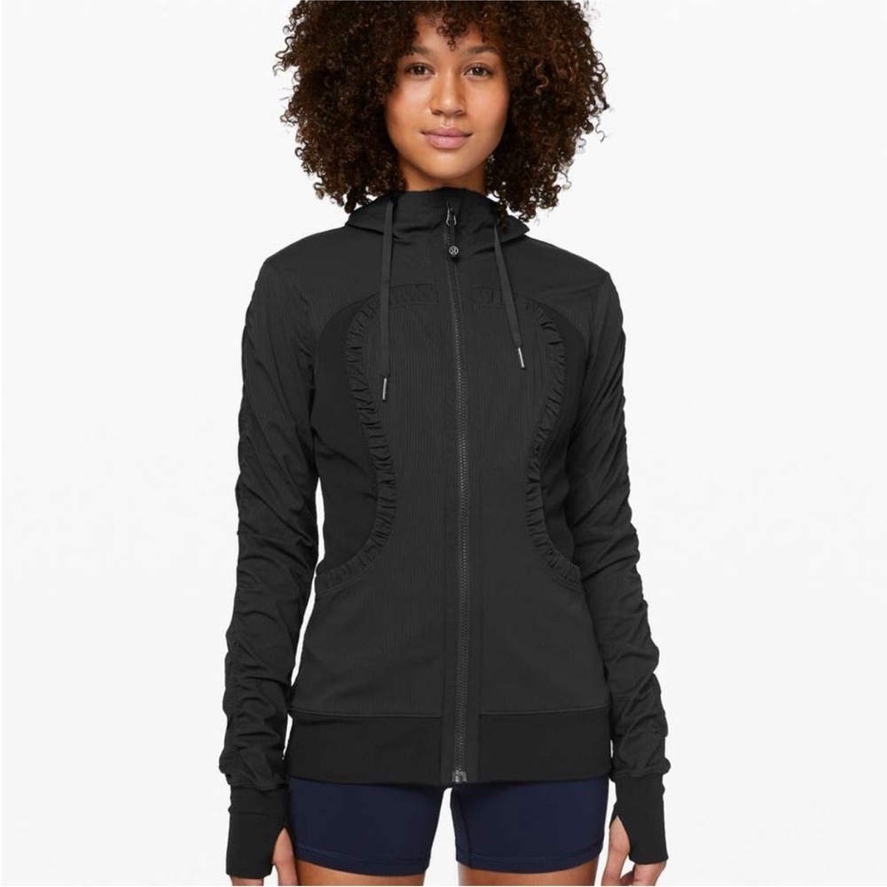 Lululemon reversible dance to studio jacket size 8 - flawed